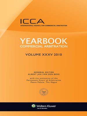 cover image of Yearbook Commercial Arbitration Volume XXXV--2010